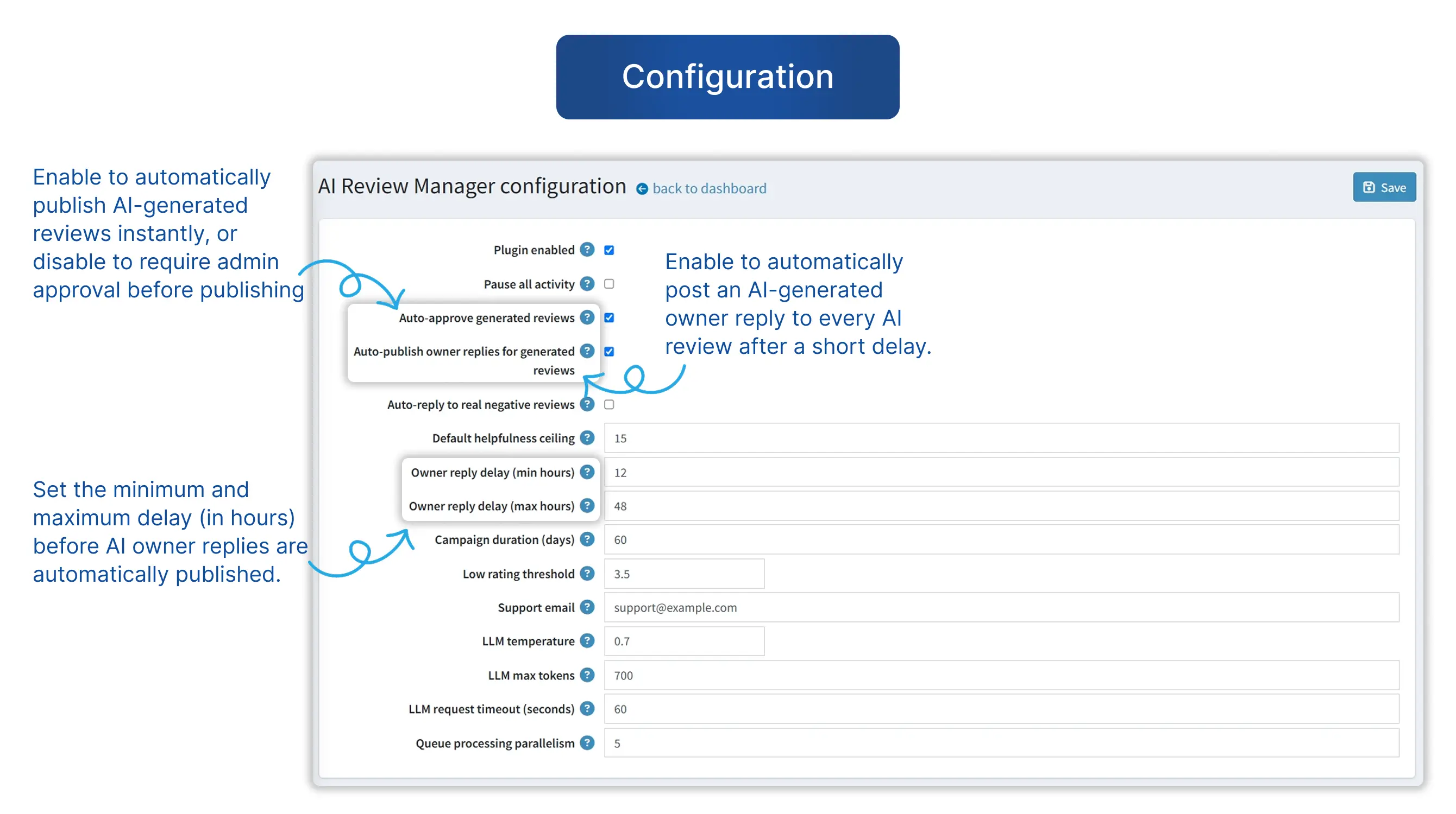 Configuration Settings